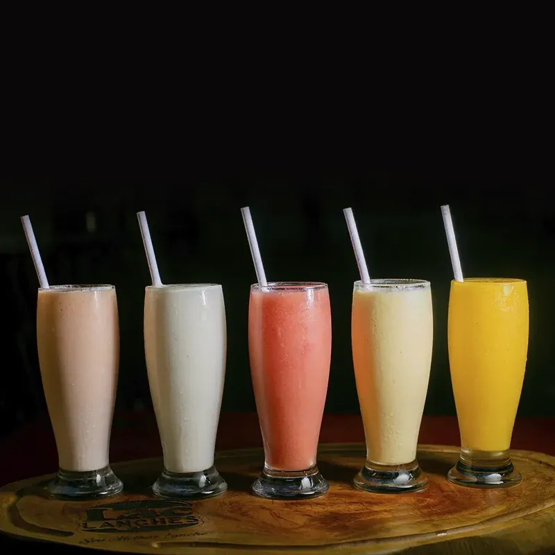 Sucos e milkshakes